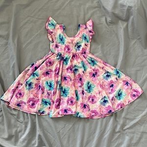 Dot Dot Smile floral empire twirl dress